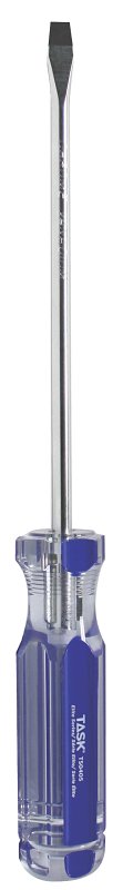 Task Elite Series T50405 Screwdriver, 1/4 in Drive, Slotted Drive, 6 in OAL, Acetate Handle