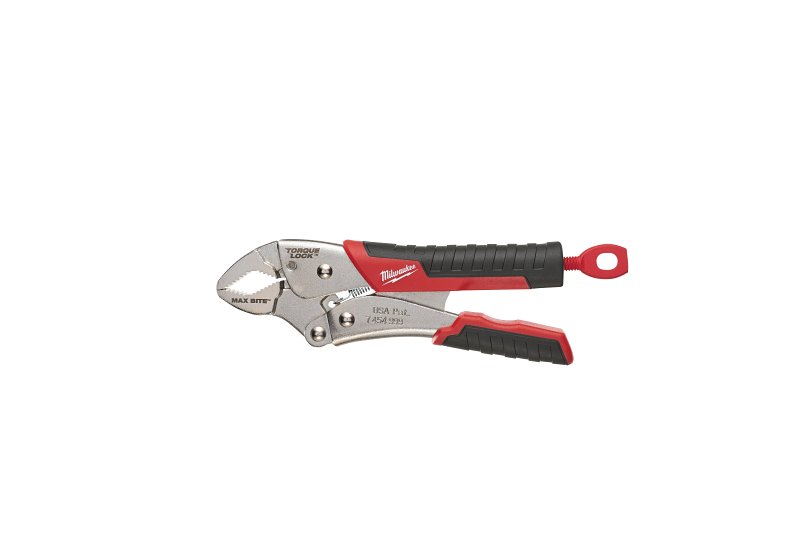 LOCK PLIER CRVD JAW W/GRIP 7IN