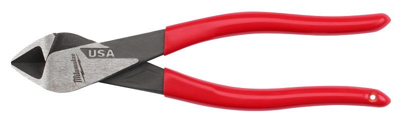 DGNL CUT PLIER W/DIP GRIP 8IN