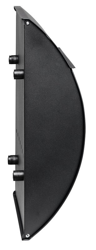 Pro-Df MS26901 Large Lockable Mailbox, 1200 cu-in, Metal, Powder-Coated, Black, 13-1/4 in W, 5-1/4 in D, 18 in H