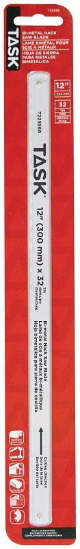 Task T22556 Hacksaw Blade, Bi-Metal, 12 in, 32 TPI