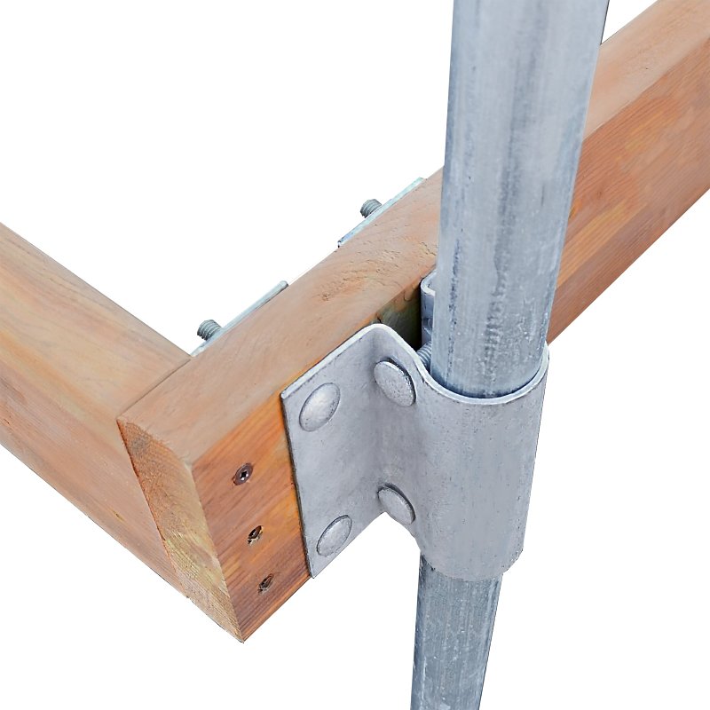 Multinautic 10005 Side Leg Holder, Metal, For: 3/8 in Bolts