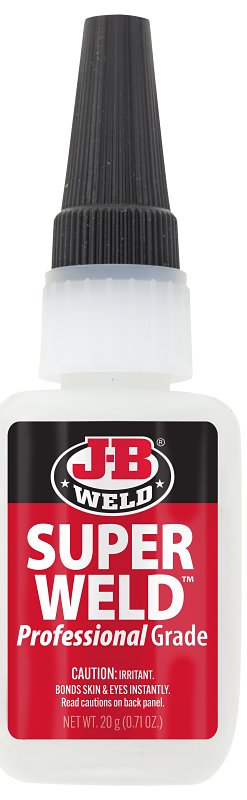 J-B Weld 33120 Super Glue, Liquid, Clear, 20 g, Bottle