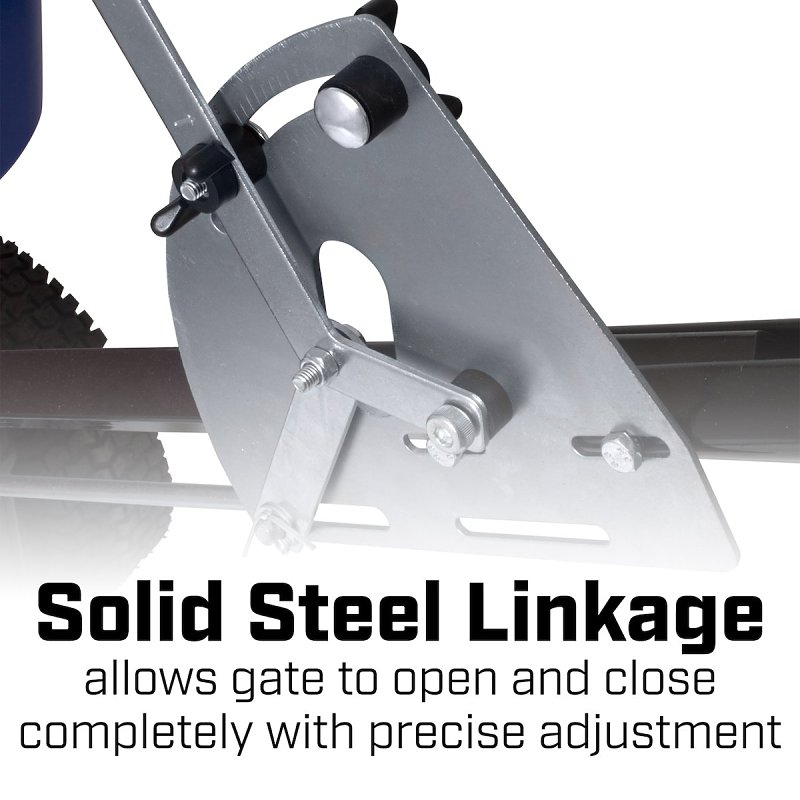 Chapin 82088B Professional Sure Spread Salt and Ice Melt Spreader with Baffles, 80 lb, Powder-Coated Steel Frame