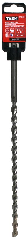 Task T75029 Drill Bit, 3/8 in Dia, 12 in OAL, 2-Flute, SDS Plus Shank