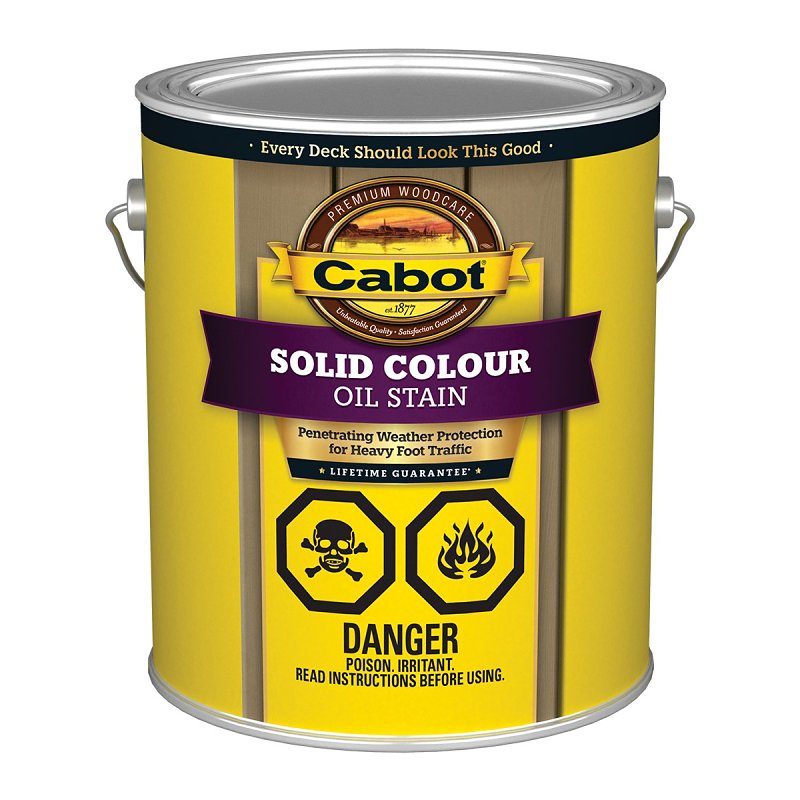 Cabot 7600 Series 7601C Deck Stain, White