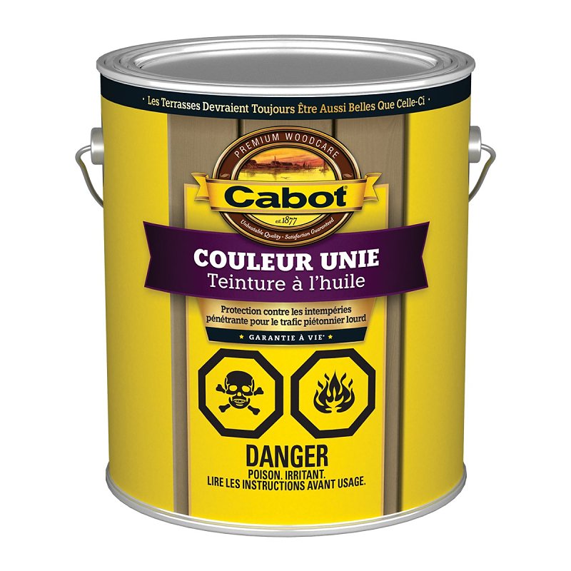 Cabot 7600 Series 7601C Deck Stain, White