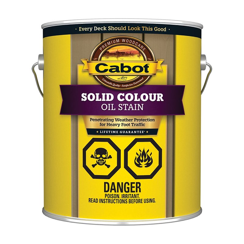 Cabot 7600 Series 7601C Deck Stain, White