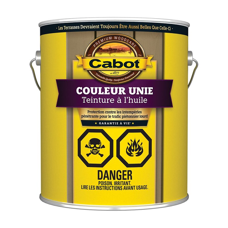 Cabot 7600 Series 7601C Deck Stain, White