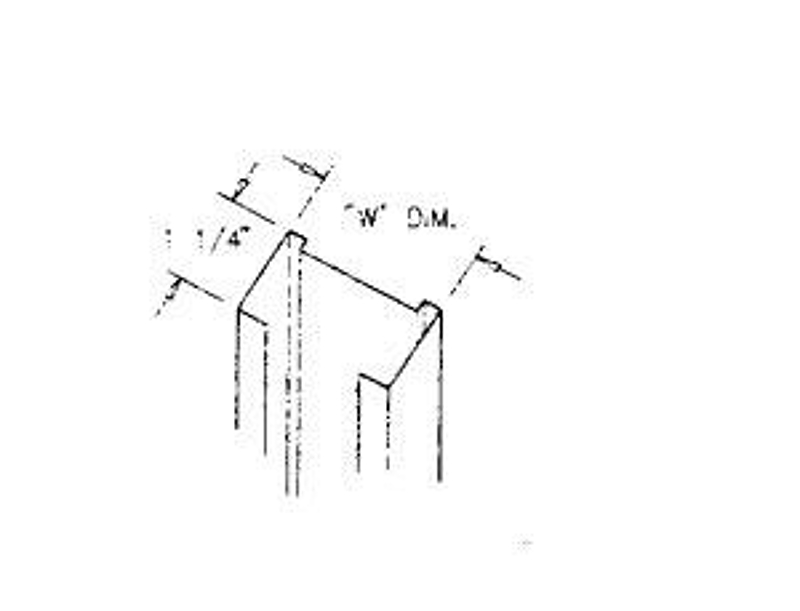 Bailey 3-5/8IN X 10' 25G Metal Stud, 3-5/8 in W, 10 ft H, Steel
