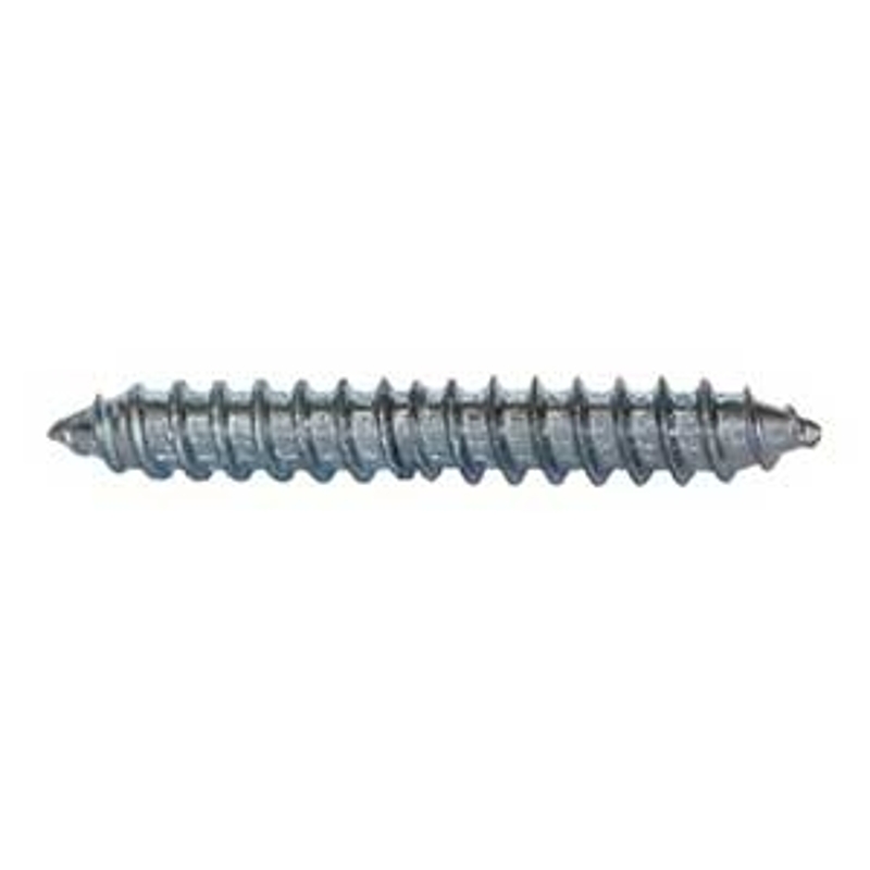 Reliable DZ516312MR Dowel Screw, 5/16-9 Thread, 3-1/2 in L, Regular Point, Steel, Zinc