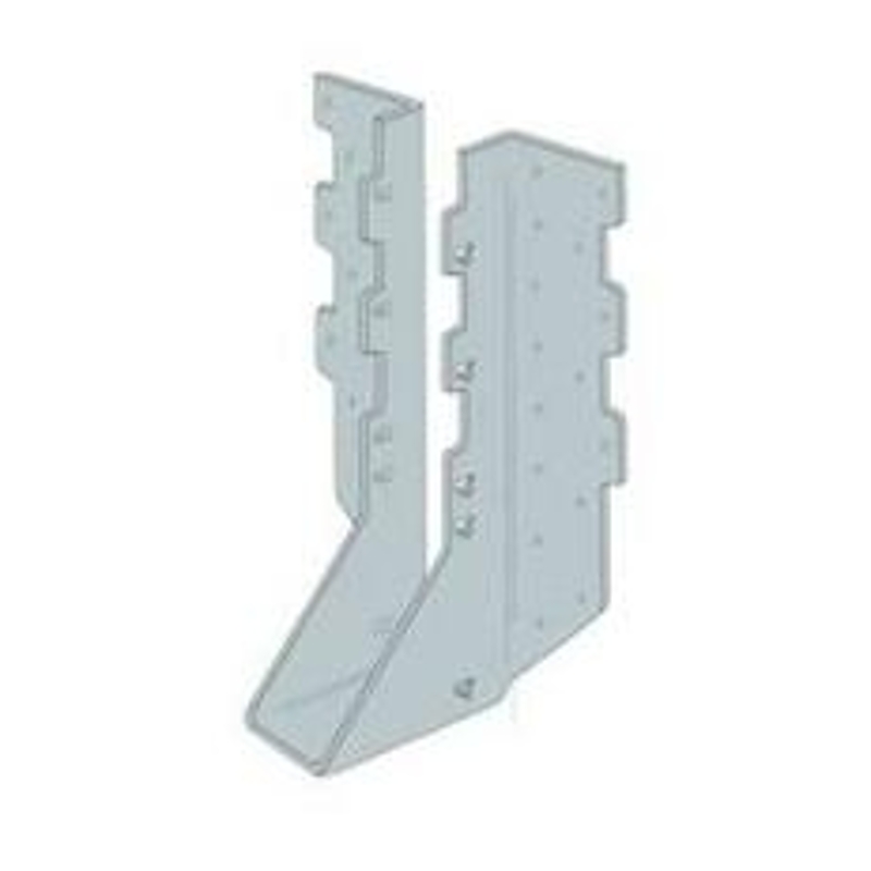 Simpson Strong-Tie HUS Series HUS26 Joist Hanger, 5-3/8 in H, 3 in D, 1-5/8 in W, 2 x 6 in, Steel, Galvanized/Zinc, Face