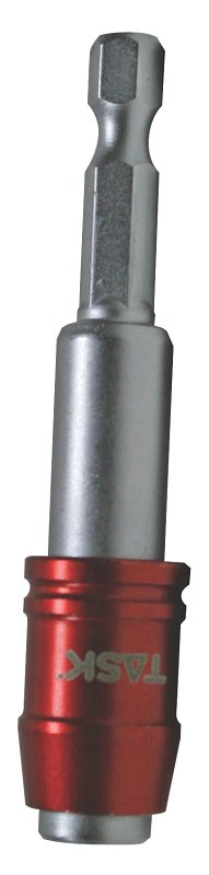 Task T68735 Auto-Locking Bit Holder, 1/4 in Drive, Hex Shank