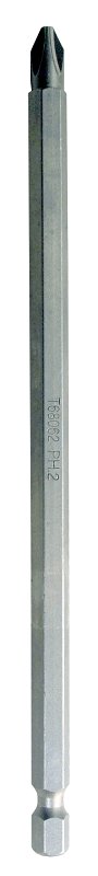 Task T68062 Screwdriver Bit, Phillips Drive, 6 in L, Steel