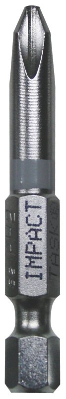 Task T68112 Impact Driver Bit, #2 Drive, Phillips Drive, 2 in L, S2 Steel