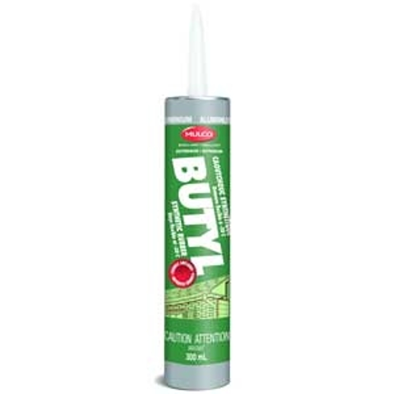 Mulco 124650 Butyl Sealant, 300 mL Cartridge