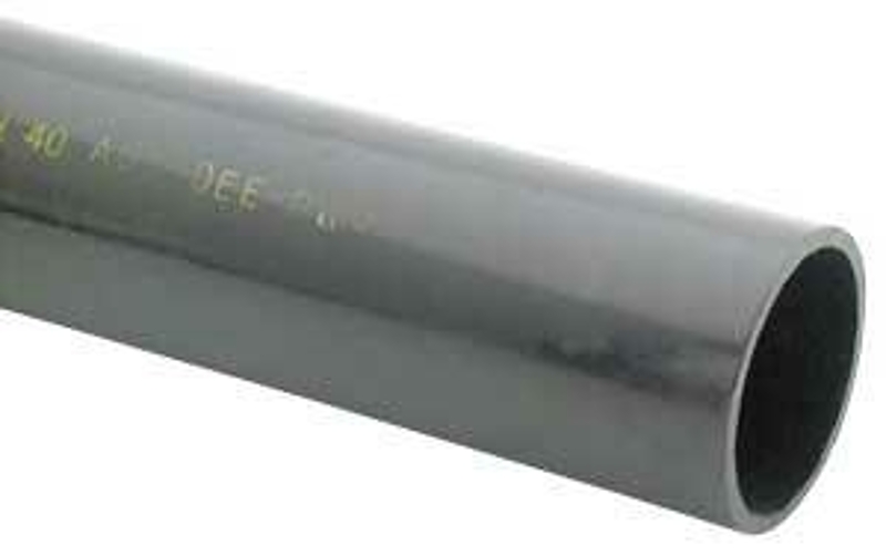 IPEX 09121 Pipe, 2 in, 12 ft L, SCH 40, ABS