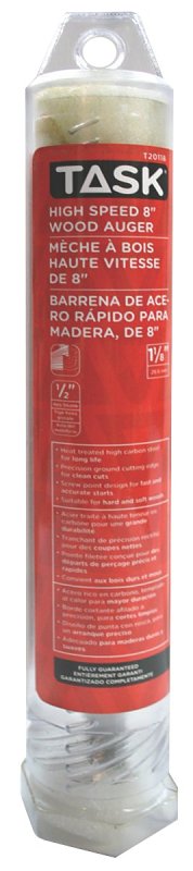 Task T20118 Auger Bit, 1-1/8 in Dia, HCS