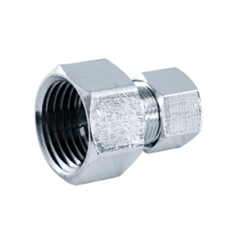 aqua-dynamic 3291-112 Supply Fitting, 1/2 in, FIP, Brass, Chrome