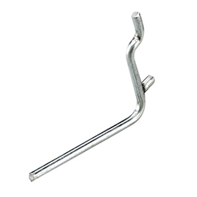 Onward 23001XR Series Angled Hook, 1-1/2 in L x 2 in H Dimensions, Metal, Zinc
