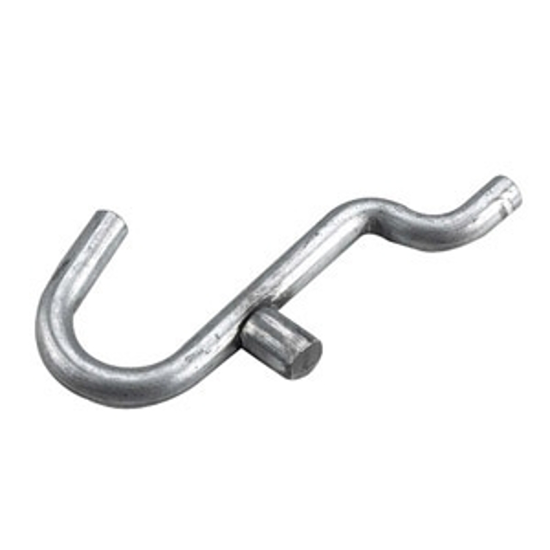 Onward 23050XR Series Curved Hook, 1/2 in L x 2 in H Dimensions, Metal, Zinc