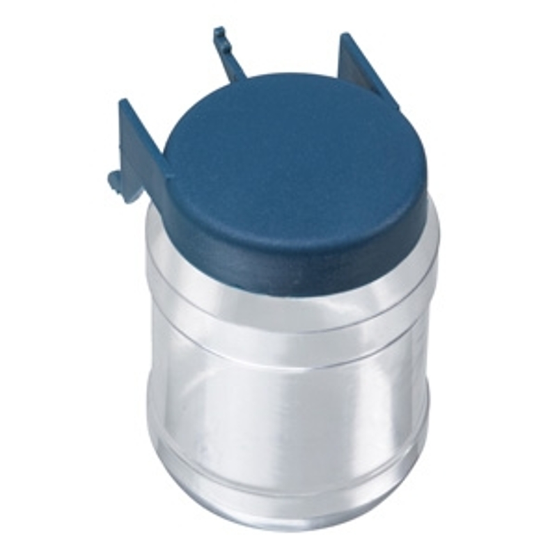 Onward 23501BC Storage Jar, Plastic, Clear/Blue