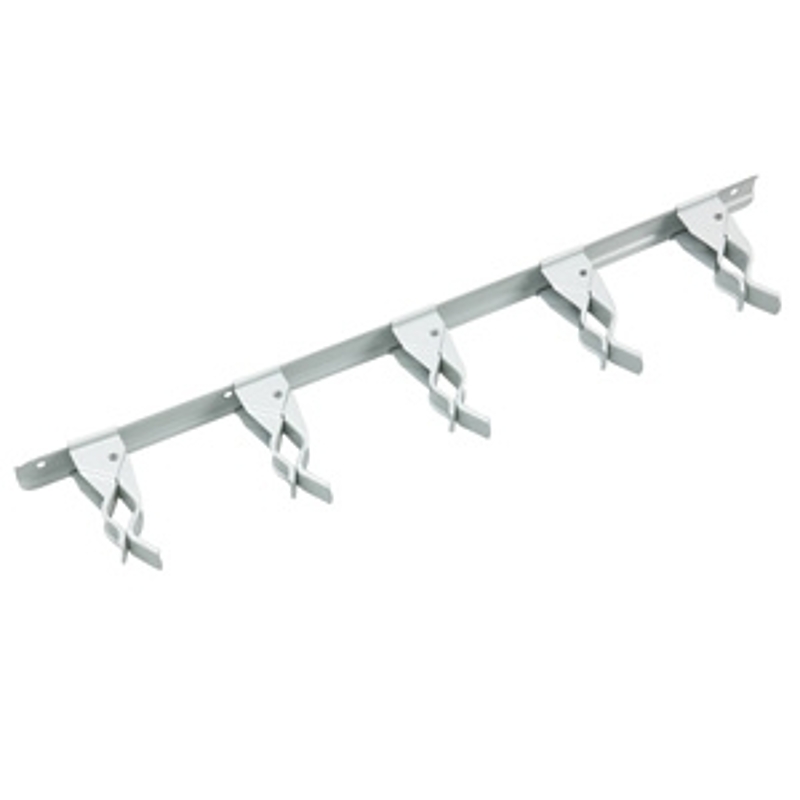 Onward 23504WR Spring Storage Clip Bar, Metal, White