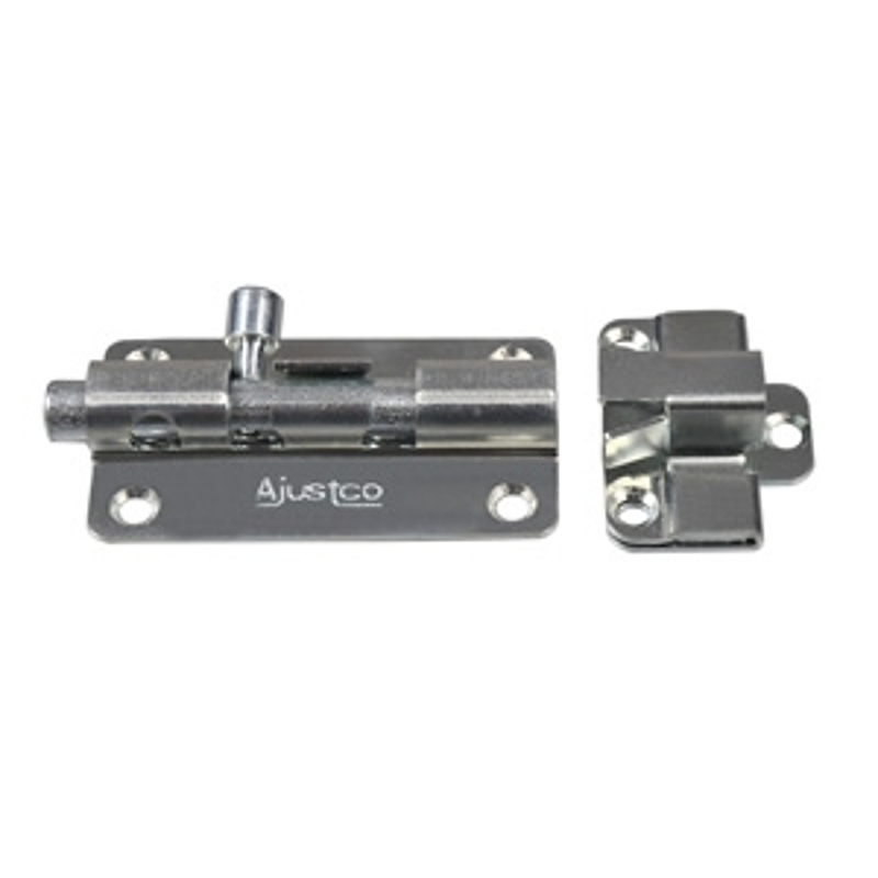 Onward 575ADJXR Light-Duty Self-adjusting Barrel Bolt, Steel, Zinc, 4 in L
