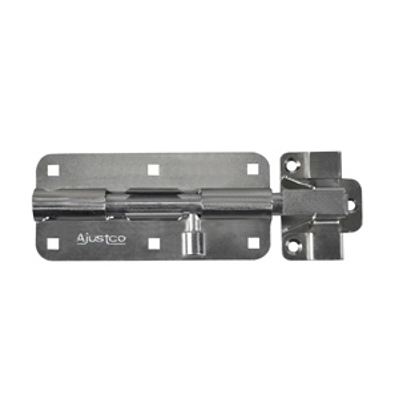 Onward 590ADJXR Heavy-Duty Self-Adjusting Barrel Bolt, Steel, Zinc, 4 in L