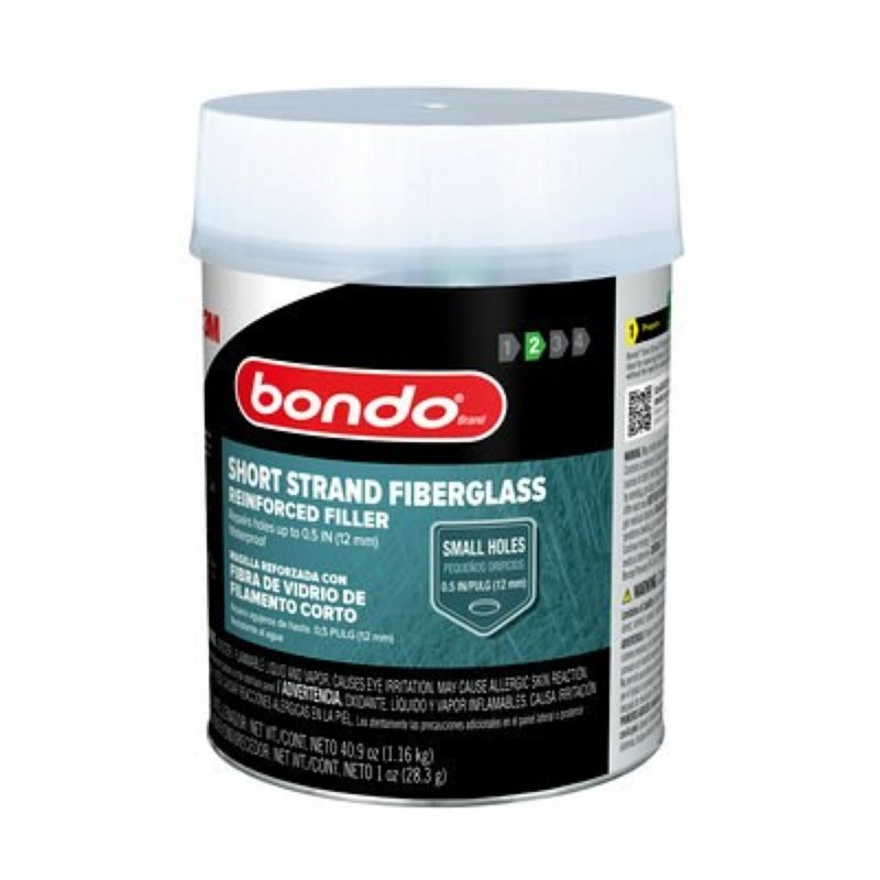 Bondo 272 Glass Reinforced Filler, 1 qt Can, Paste, Pungent Organic
