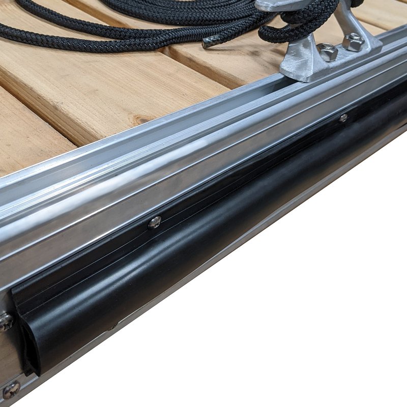DOCK BUMPER PVC BLK 3X1INX16FT
