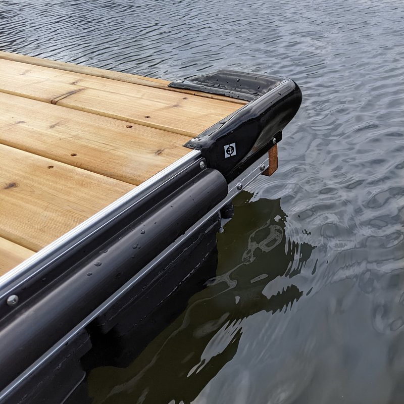 DOCK BUMPER PVC BLK 3X1INX16FT
