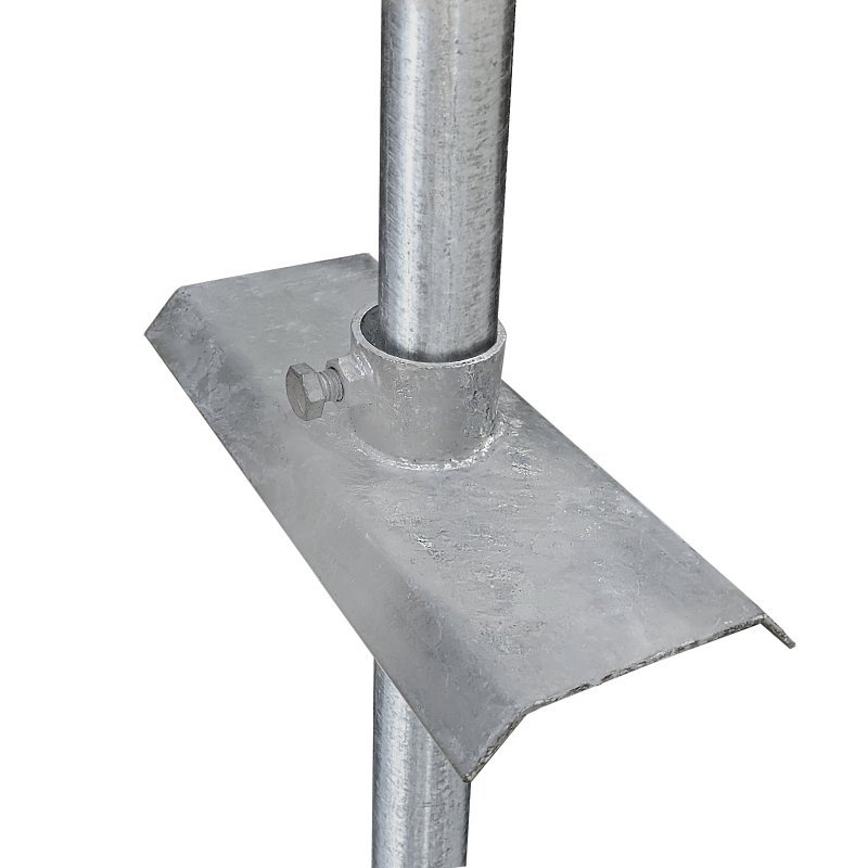 BASE PLATE STEEL GALV 6 X 12IN