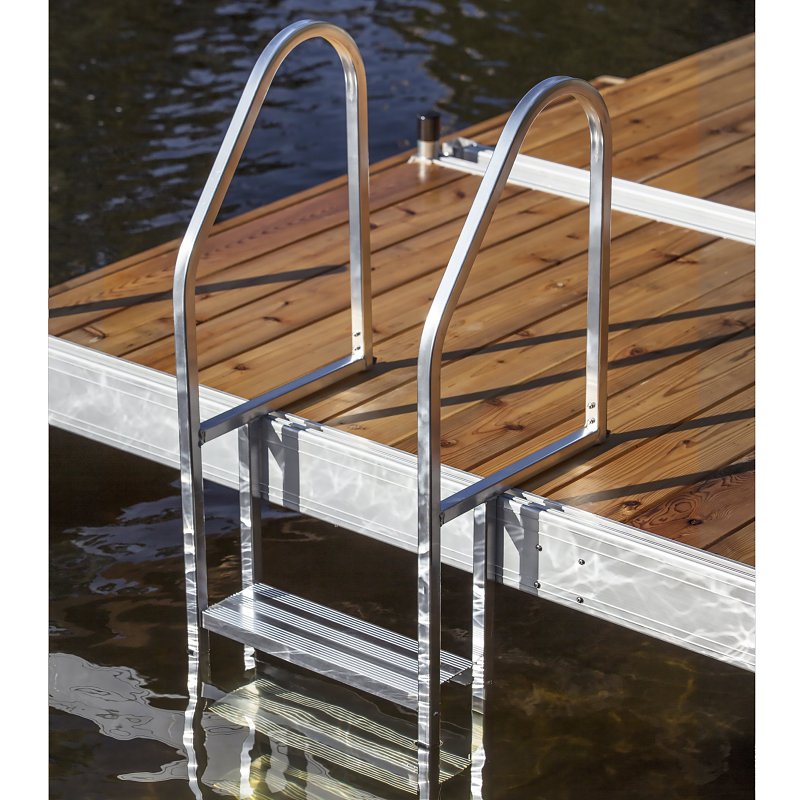 ALUMINUM DOCK LADDER QR 3-STEP