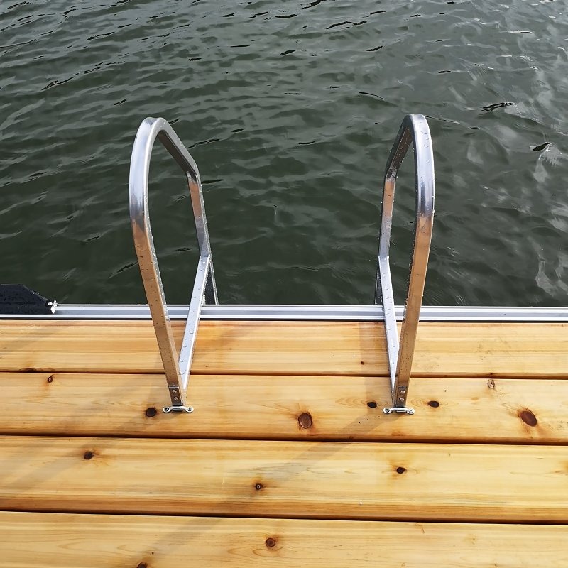 ALUMINUM DOCK LADDER QR 3-STEP