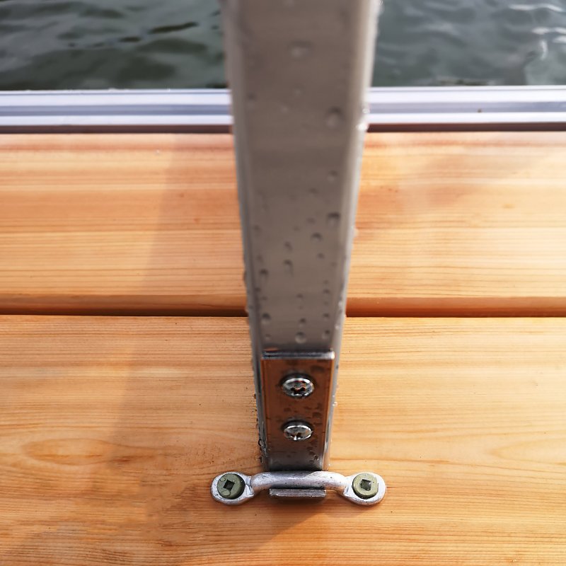ALUMINUM DOCK LADDER QR 3-STEP