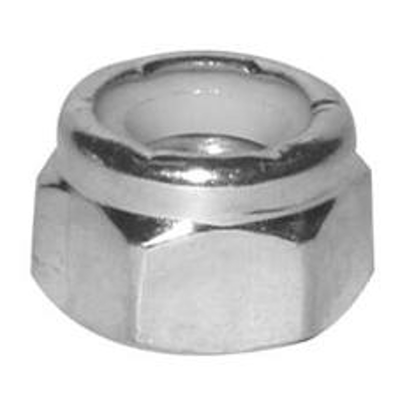 Reliable HNLNZ51618MR Lock Nut, 5/16-18 Thread, UNC-UNF Thread, Steel, Zinc-Plated, NE2 Grade