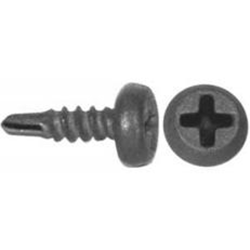 Reliable RzR Series PF6716MR Bulkhead Screw, For: Chimney, Phillips Head Screwdriver, #6-20 Thread, 7/16 in L