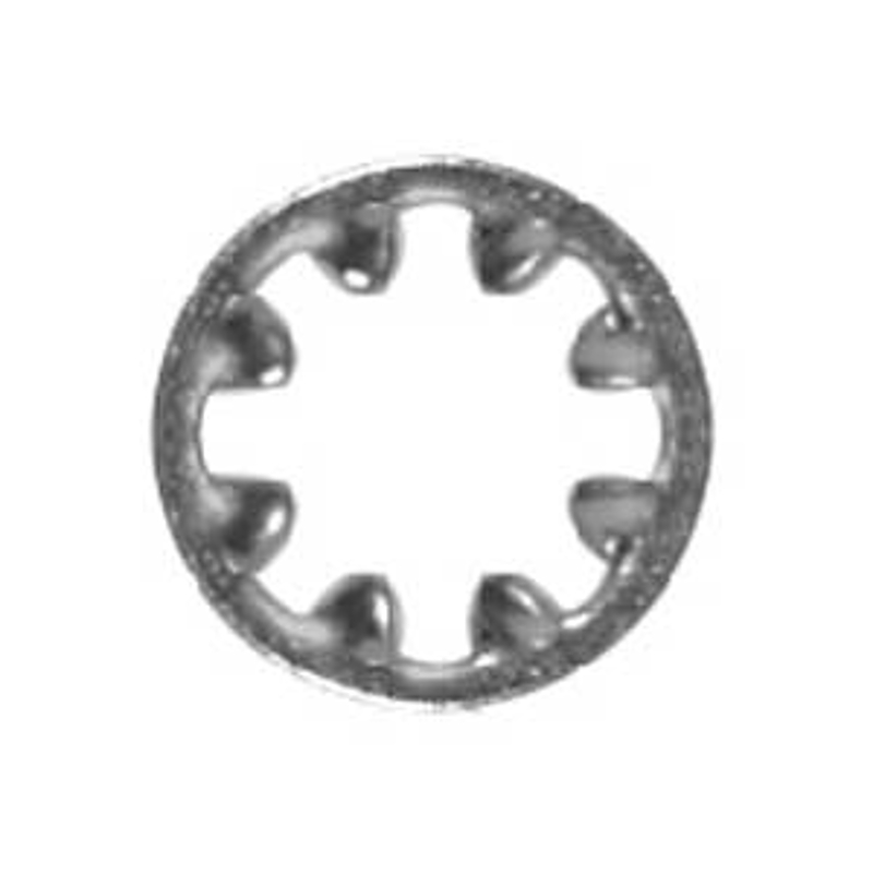 Reliable ITLZ10MR Lock Washer, 0.204 in ID, 0.381 in OD, 0.024 in Thick, Steel, Zinc