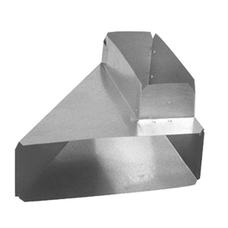 Imperial GV1017 Right Reverse Elbow, 30 ga Gauge, Steel, Galvanized
