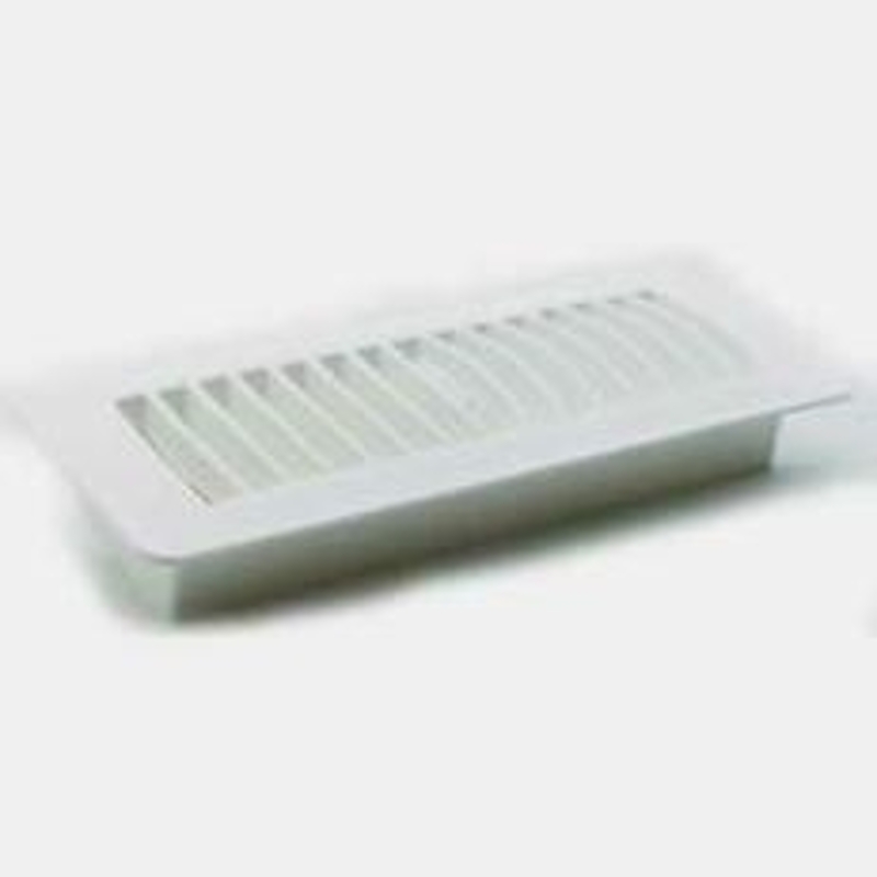 Imperial RG1453 Floor Register, 12 in W Duct Opening, Polystyrene, 2-1/4 in H Duct Opening