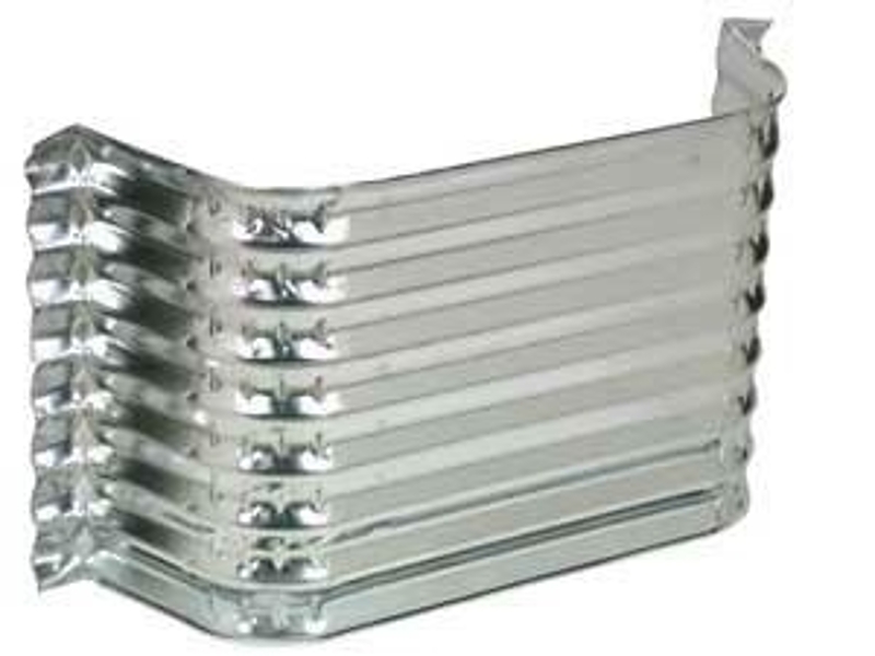 Conquest Steel 421222 Window Well, 42 in L, 22 in H, 12 in D, Steel, Gray, Galvanized