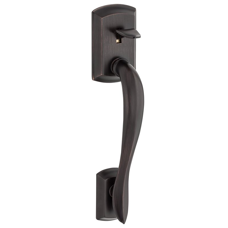 Kwikset Avalon, Signature 815AVHXTNL 11P Door Handle with Tustin Lever, 4.22 in L Handle, Metal, Venetian Bronze