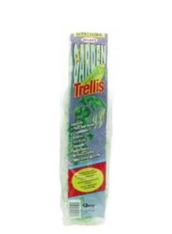 Quest 6125 Garden Trellis Net, 12 ft OAL, 6 ft OAW, Polypropylene, Green
