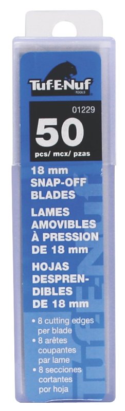 Tuf-E-Nuf 01229 Blade, 18 mm L, Snap-Off Edge, 8-Point
