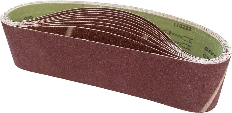 Task 43650 Sanding Belt, 4 in W, 36 in L, 50 Grit, Aluminum Oxide Abrasive