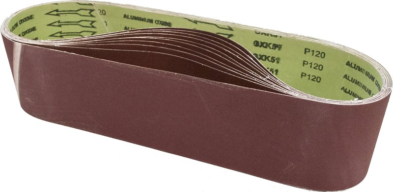 Task 43612 Sanding Belt, 4 in W, 36 in L, 120 Grit, Aluminum Oxide Abrasive