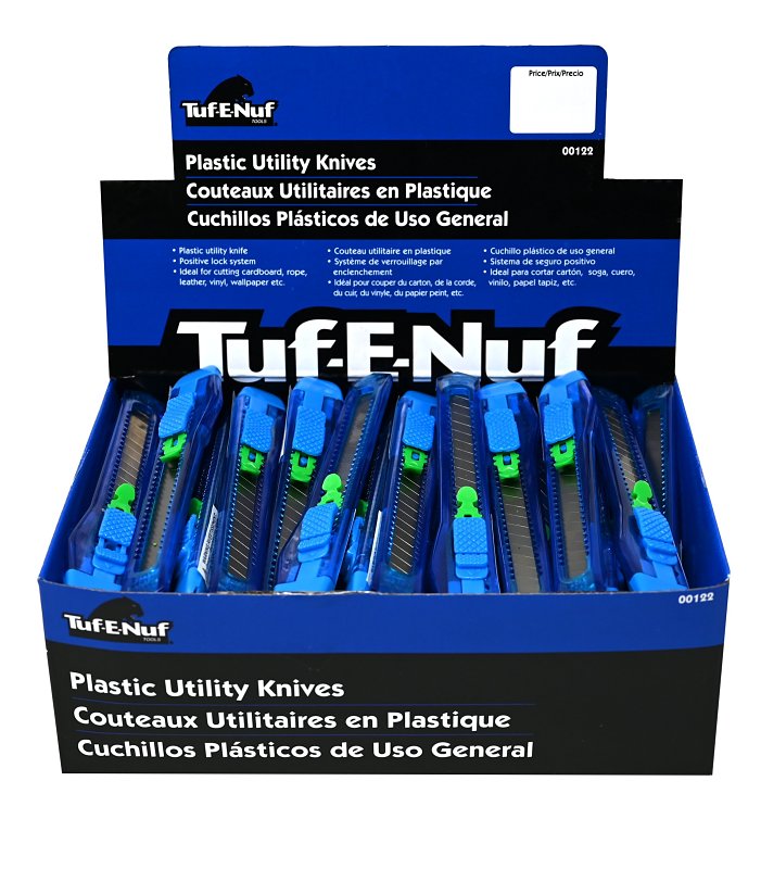 Tuf-E-Nuf 00122 Auto-Lock Knife, 9 mm W Blade