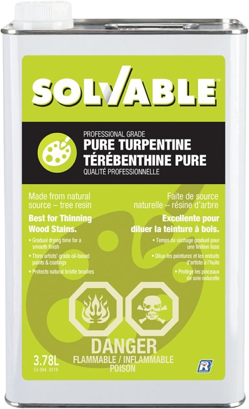 Recochem 13-304 Turpentine Thinner, 3.78 L Bottle