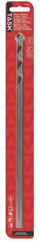 Task T70038 Drill Bit, 3/8 in Dia, 12 in OAL, Long